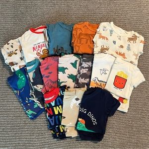 Lot of 15 sets of 3T pj’s